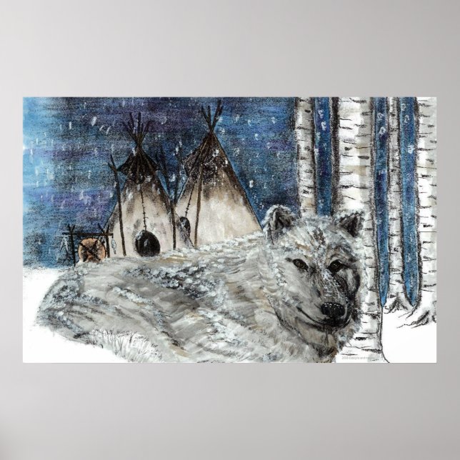 LAKOTA WINTER impressão (Frente)