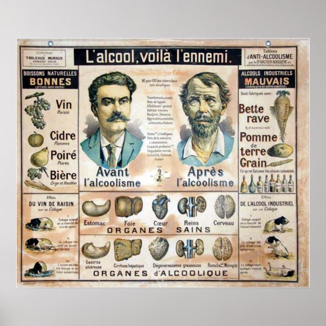 L'Alcool Voila l'Ennemi #1 Poster (Frente)