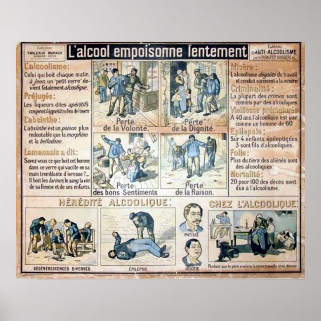 L'Alcool Voila l'Ennemi #2 Poster (Frente)