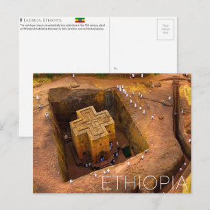 Lalibela, Etiópia Cartão Postal de Viagem