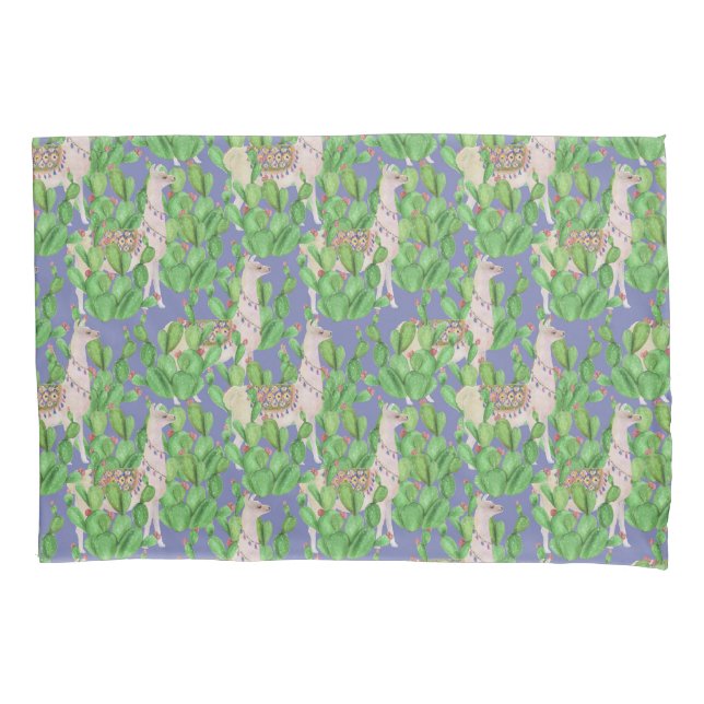 Lama da aguarela & teste padrão de Catus (Frente-Esquerda)