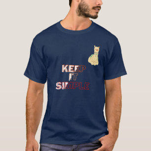 Lama de camiseta mantém simples