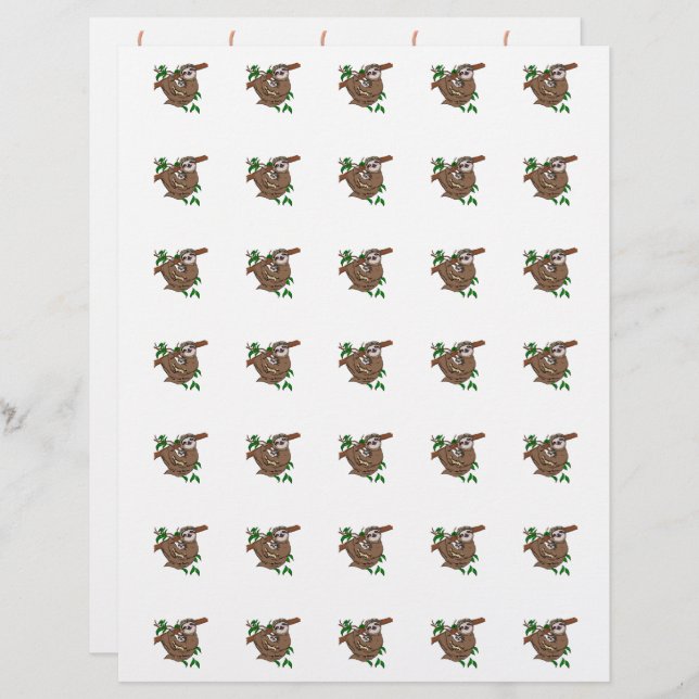 Lama e Koala são pequenos design de dois lados (Frente/Verso)