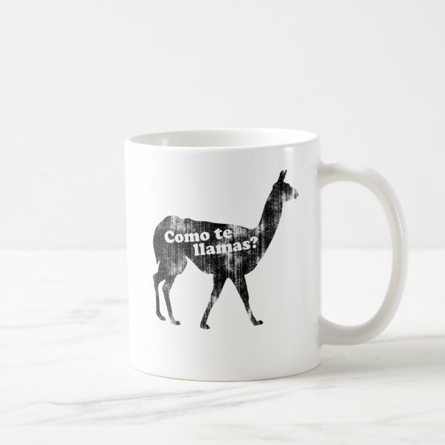 Lamas do te de Como? Caneca de café (Direita)