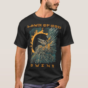 Lamb de Deus â€"Omens Back Cobrir T-Shirt