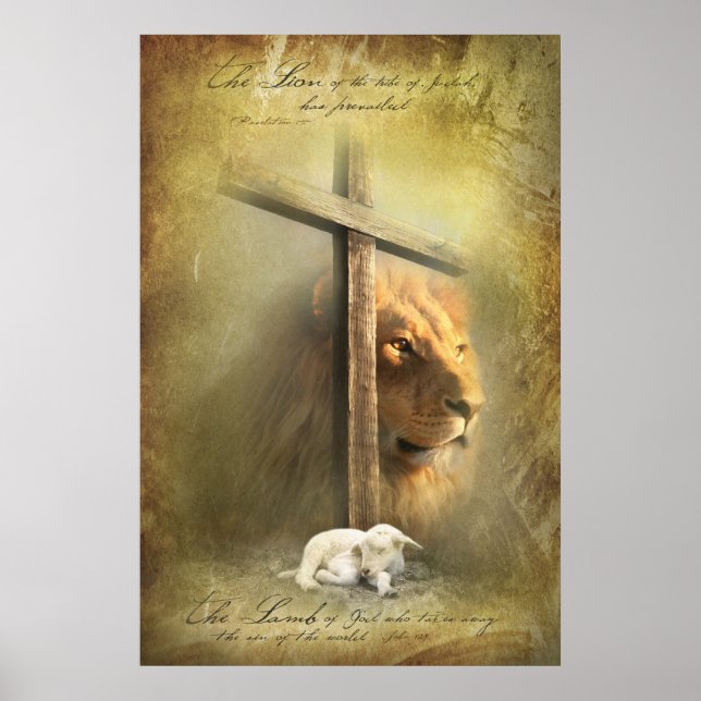 LAMB DE DEUS - Posters Religiosos Cristãos (Frente)