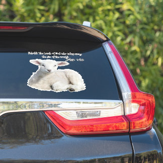 Lamb do adesivo de Deus