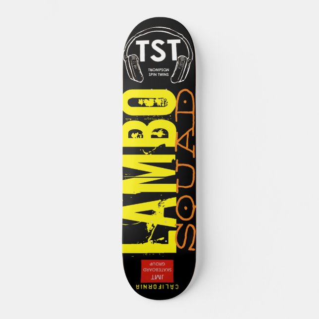 LAMBO SQUAD Skateboard (Frente)