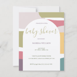 Lâmina de Cores de Verão de Abstrato Moderno