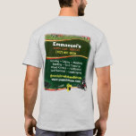 Lâmina Paisaging Grass Cortando Camiseta Verde<br><div class="desc">Marca o seu jardim de jardinagem com estas camisetas verdes. Personalize adicionando suas próprias informações quando necessário. Os trabalho de arte incluídos nesta camisa são cortador de grama,  cortador de jardim,  soprador de folha e cortadoras de sebes.</div>