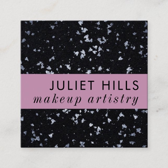 Lâminas de prata, Cartão de visita de prata rosa e (Frente)