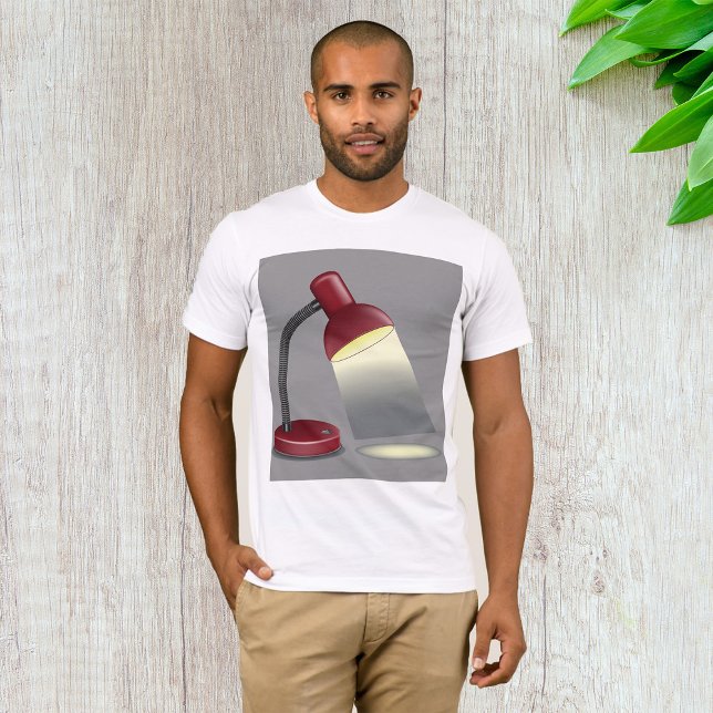 Lâmpada de mesa Mens T-Shirt (Criador carregado)