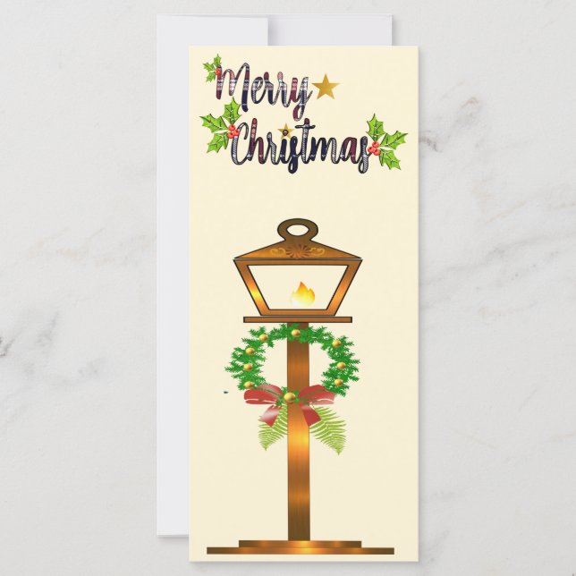 Lâmpada de Natal Saudação (Frente)