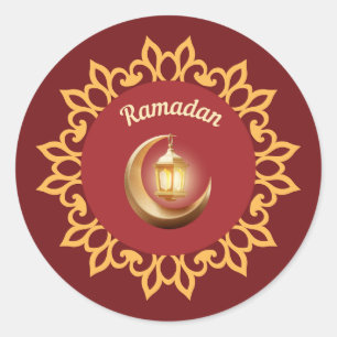 Lâmpada de Ramadan & Crescente Adesivo Premium – I