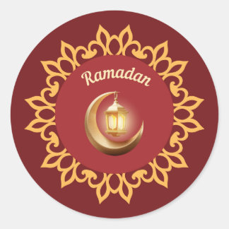 Lâmpada de Ramadan & Crescente Adesivo Premium – I