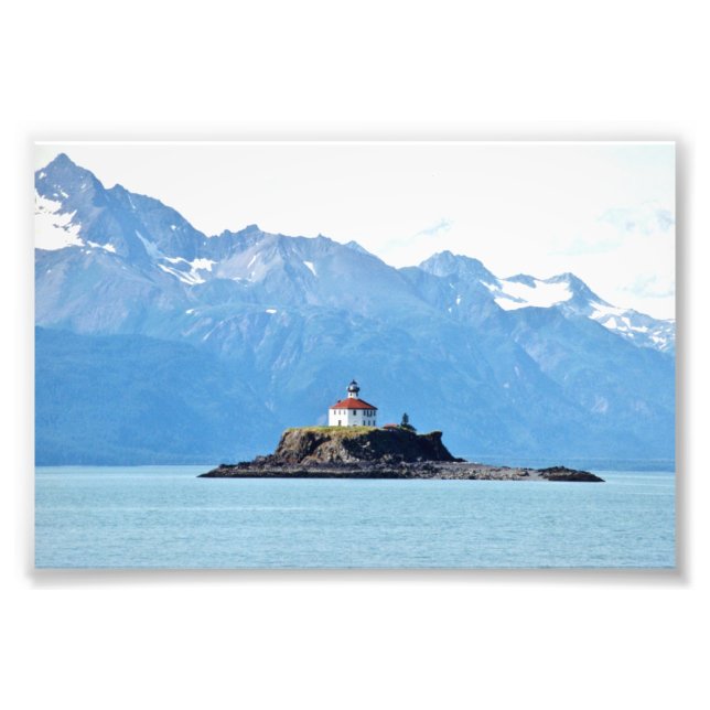 Lâmpada do Alaska com foto 6x4 (Frente)