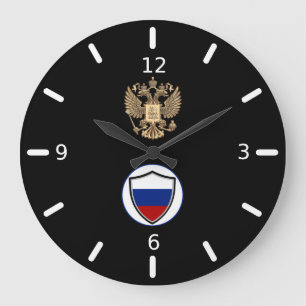 Lâmpada russa casaco arma relógio grande