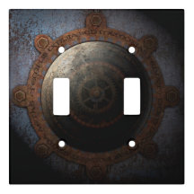 Lâmpada Steampunk Hora do Relógio Metálico