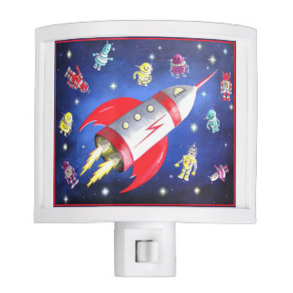 Lâmpadas Noturnas Luz da noite do espaço