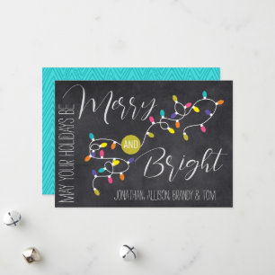 Lâmpadas Vintage Lâmpadas Feliz e Cartão de Natal