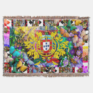 Lança cobertor da arte popular portuguesa