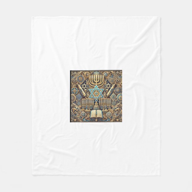 Lança judaica, velo e cobertor de sherpa (Frente)