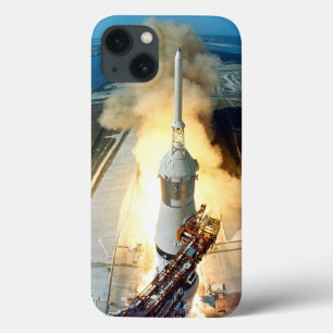 Lançamento de Saturn V da missão da lua de Apoll
