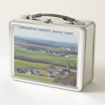 Lancaster County Amish Fazenda e escola Lunchbox