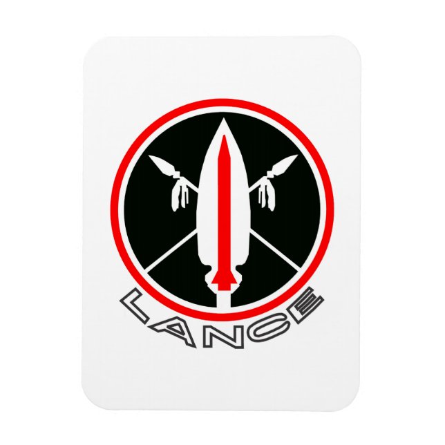 Lance com íman flexível com foguete LANCE (Vertical)