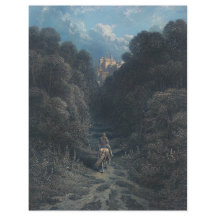 Lancelot Aproximando-se do Castelo do Papel Astola