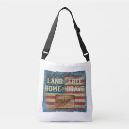 Land of the Free - Crossbody Tote Bag