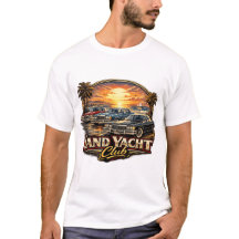 Land Yacht Club – Camisa Vintage de Carro de Luxo 