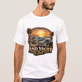 Land Yacht Club – Camisa Vintage de Carro de Luxo 
