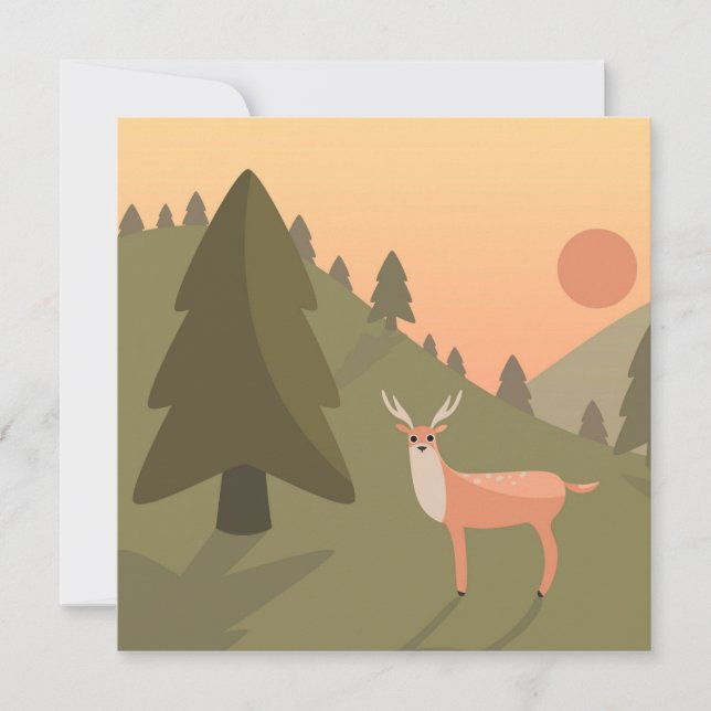 Landscape Deer Mountain Wilset Park Sunset Po (Frente)