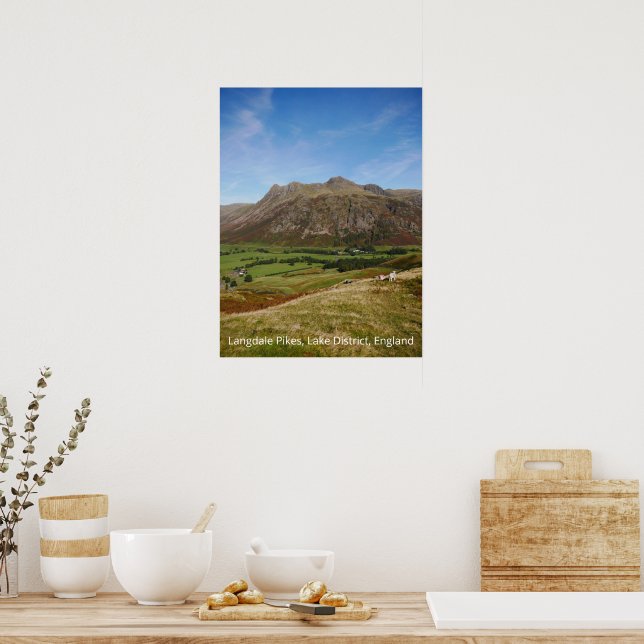 Langdale Pikes Poster (Cozinha)