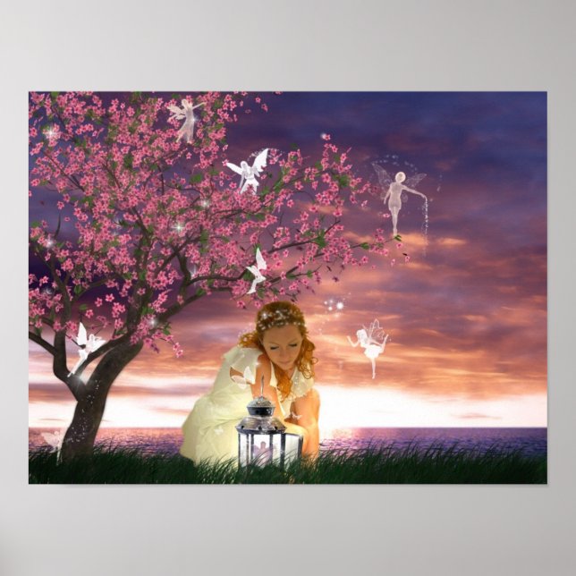 Lanterna Fairies Poster (Frente)