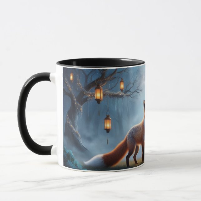 Lanterna Fox Mug - Xícara de Café Mágico (Esquerda)