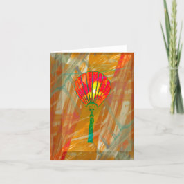 Lanterna Vietnamita Cartões de agradecimentos dobr