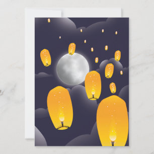 Lanternas do céu chinês