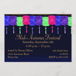 Lanternas e Convite à Lua Cheia