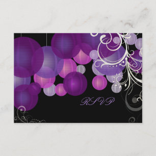 Lanternas PixDezines rsvp púrpura/ameixa/lilac