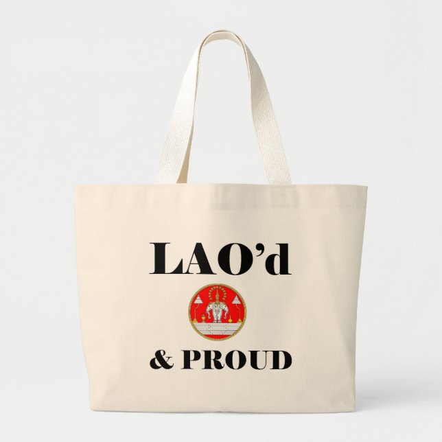 LAO'd & a bolsa de praia ORGULHOSA (Frente)