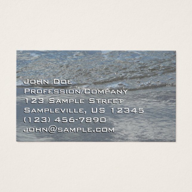 Lapidação de água na fotografia Abstrato da praia (Frente)