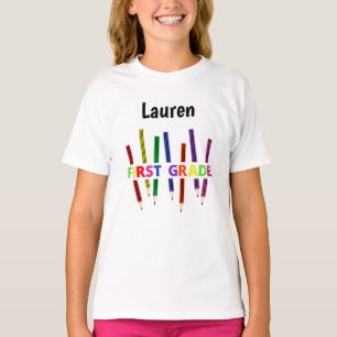 Lápis coloridos, T-Shirt de rua