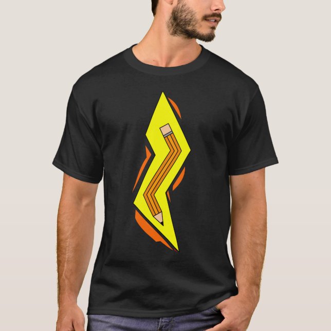 Lápis de Lâmpada T-Shirt (Frente)