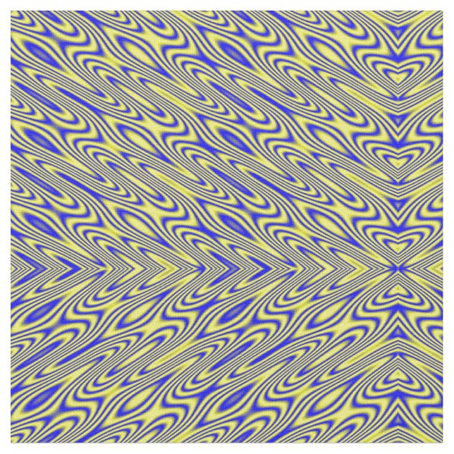 Lapis Lazuli Swirls Abstrato Tecido de Artesanato  (Detalhe)