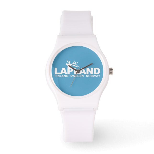 LAPLAND de relógios de cor personalizados (Frente)