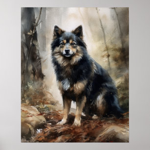 Lapphund Art Impressão
