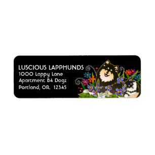 LAPPHUND FINLANDESES - As etiquetas de endereço d