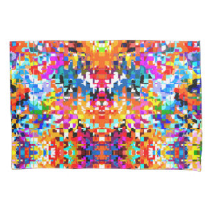 Laptop de notebook, abstrato quadrados, colorido,